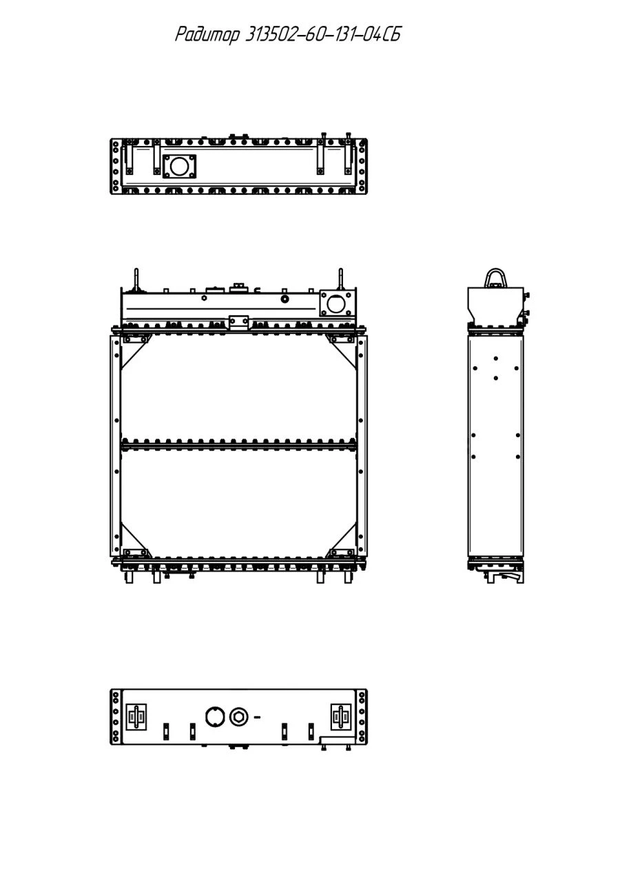 Cooling System Component Radiator 313502-60-131-04СБ