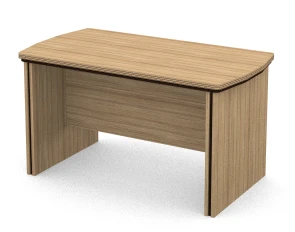 Rounded Top Writing Desk with Panel Frame