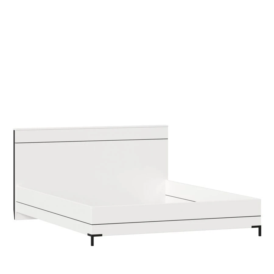 Nord LD.677120.000 Double Bed 1600 (White/Black M)