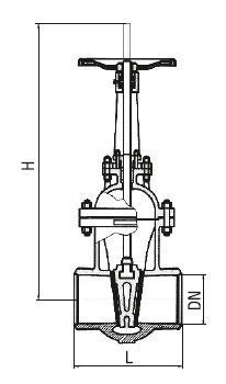 صمام بوابة مزودج ملحوم ZS DN 50-1500 PN 0.1-6.3 ميجا باسكال