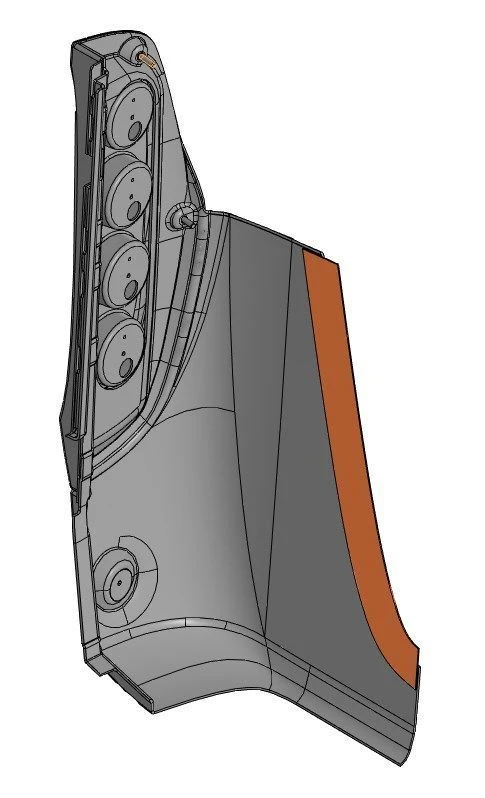 قسم التجميع الأيسر لتغليف المركبات 5299230-5602510-50