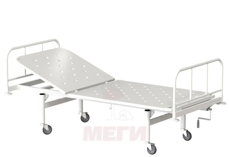 Hospital Bed with Headrest on Wheels, Model MSK-1101
