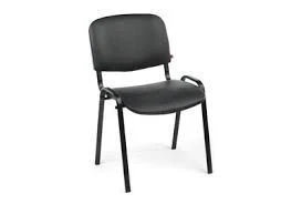 Soft-Back Chair with Metal Frame
