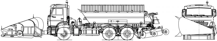 Combined Road Sweeping Machine DMC-80F