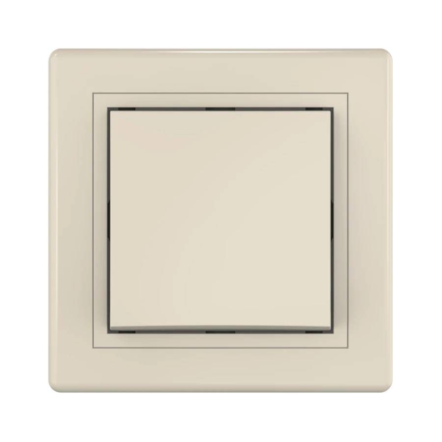 CADUCEUS ALING PRESTIGE Push Button Switch 10A 250V Beige Model 6090.999