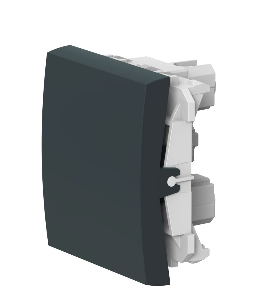 Caduceus Aling Mode Hidden Cross Switch 16A, 250V, Anthracite, Model 688.A