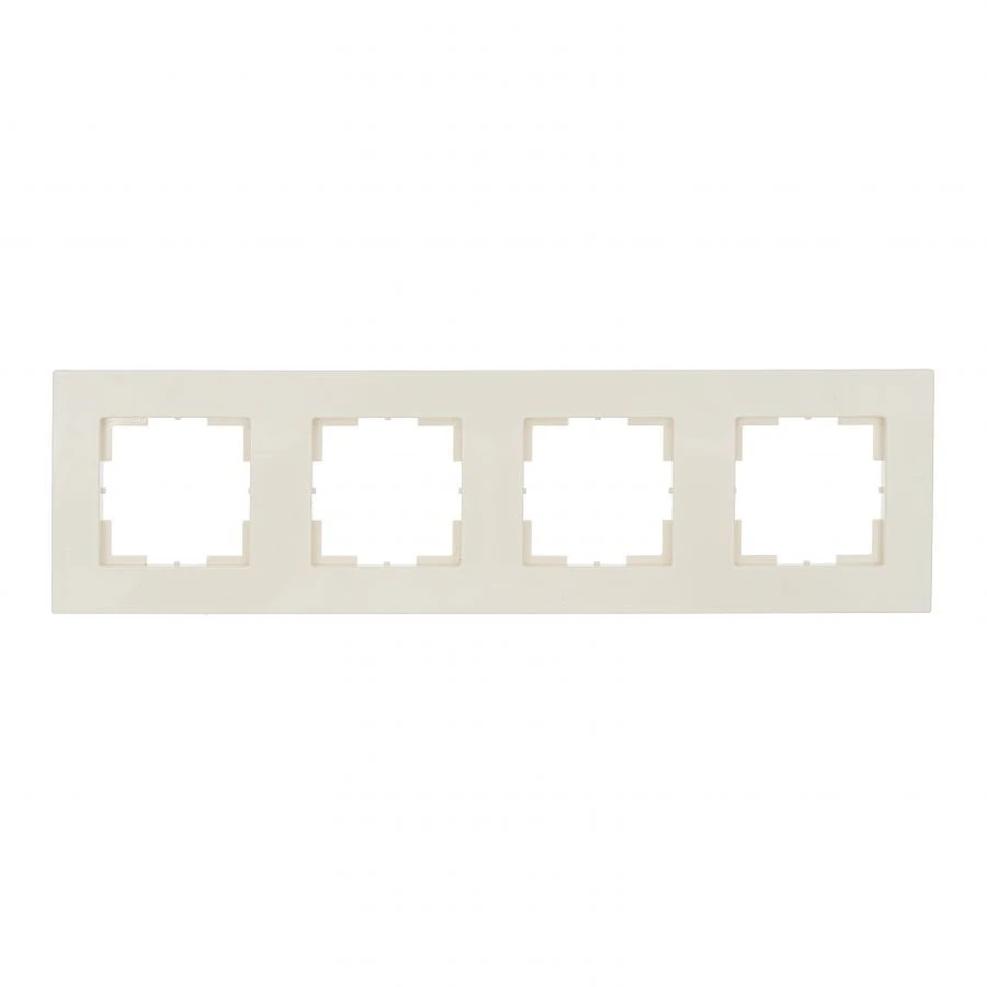 Four-Gang Frame in Ivory "AKSIOMA