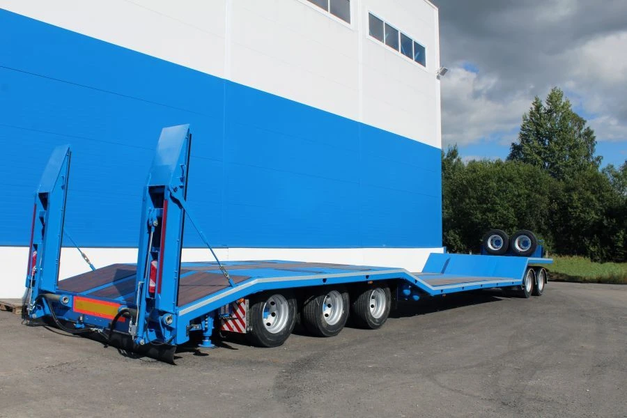 Five-Axle Platform Trailer AP-560 for Cargo Transport
