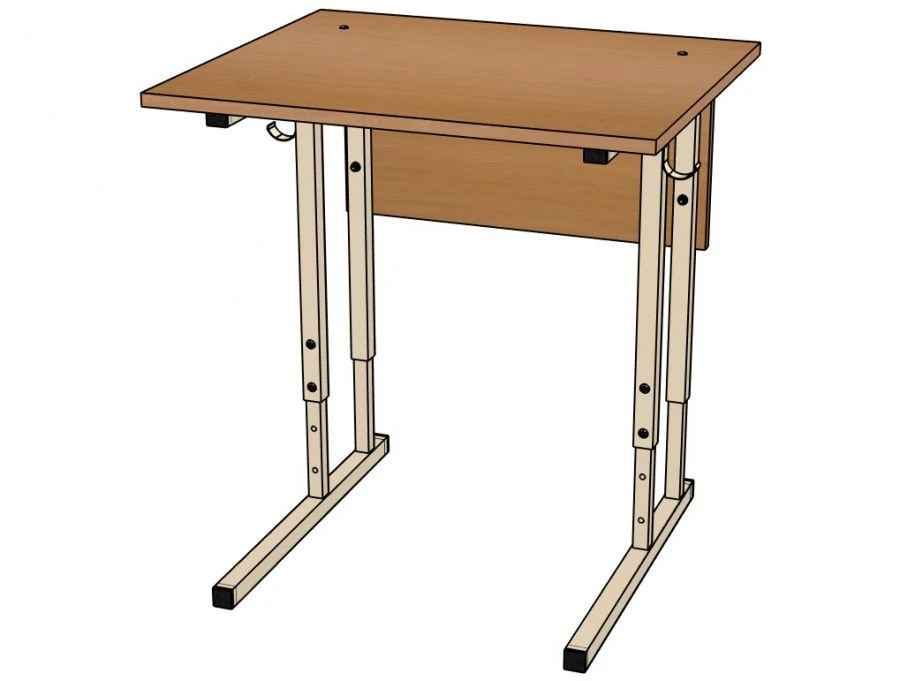 School desk 1-seat, height adjustment, angles straight (4-6 gr.r.)/ SU06