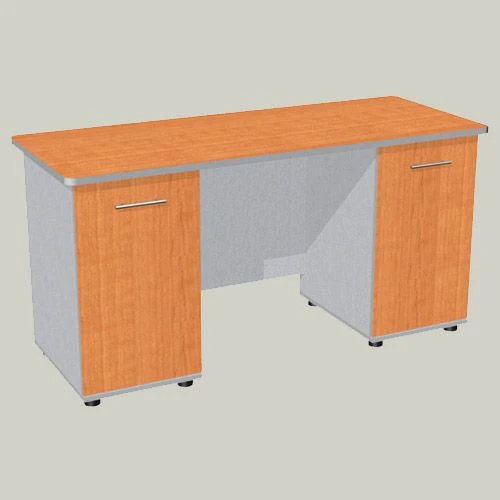 Rectangular Writing Desk with Two Pedestals Model STD-9