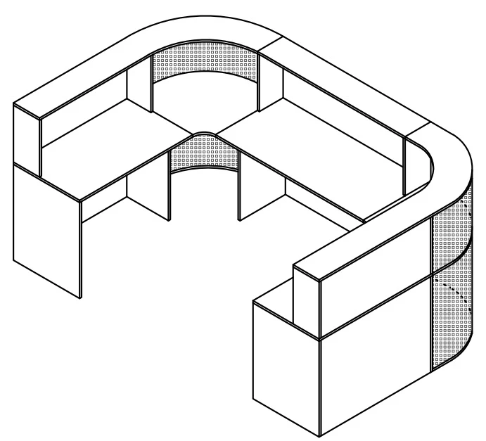طاولة الحاجز العاملة PM-9