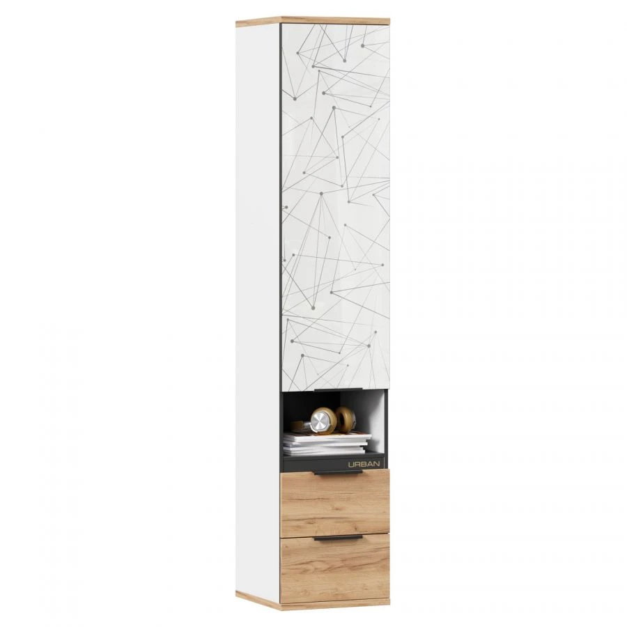 Urban LD.528070.000 Combined Shelf (White/Golden Oak)