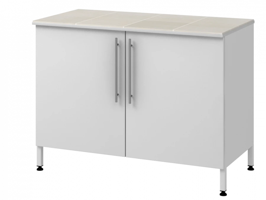 Wall-Mounted Table on Metal Support Column 1200 PТДКп