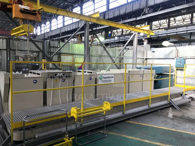 Surface Treatment Lines for Chemical and Electrochemical Processing