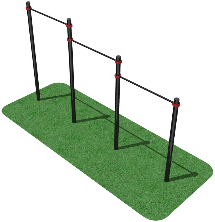 قضبان سحب متعددة المستويات للاختبار على القضبان العالية