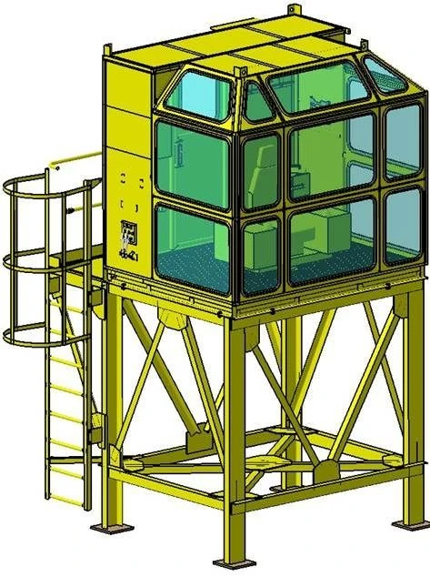 Electric Bridge Crane Control Cabin Model 360(190)/32/10t