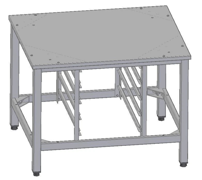 حامل لتثبيت أجهزة الطهي بالبخار والتوصيل PK-10M-EK1