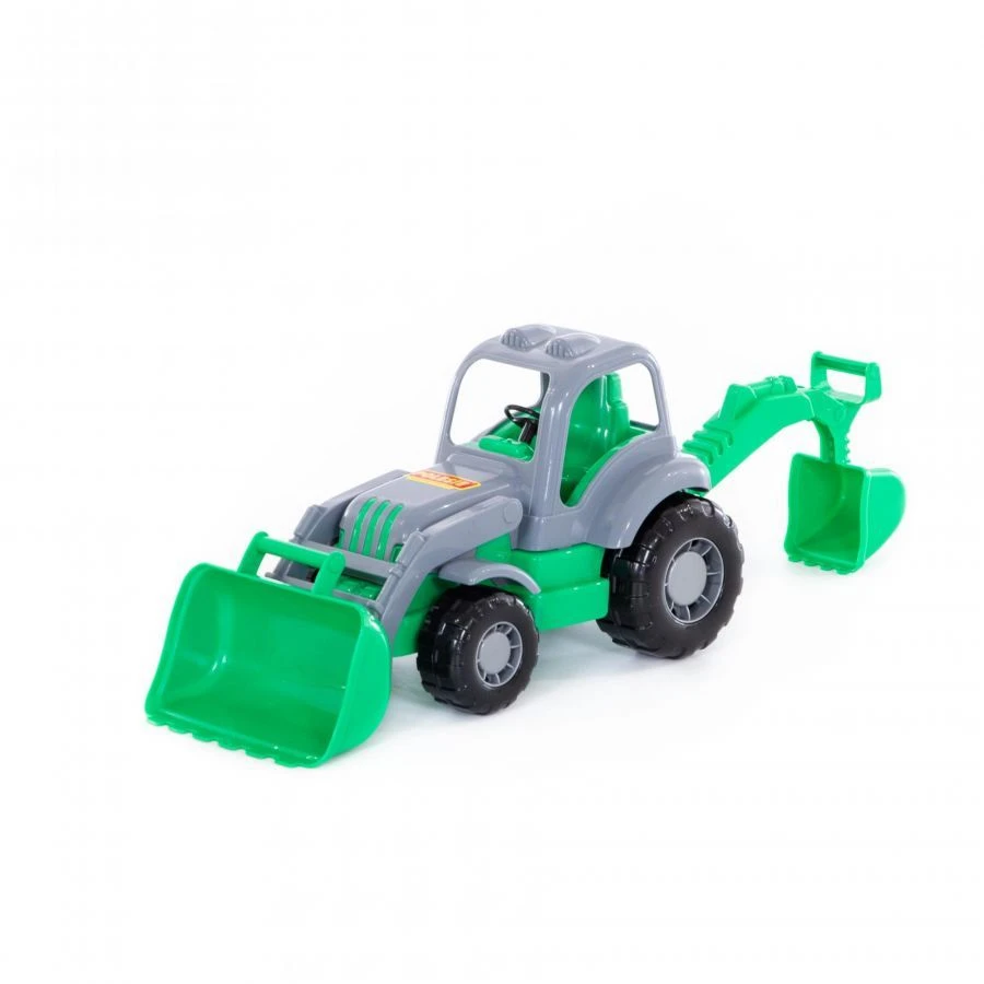 Powerful Tractor-Excavator with Front Loader - Model 45065