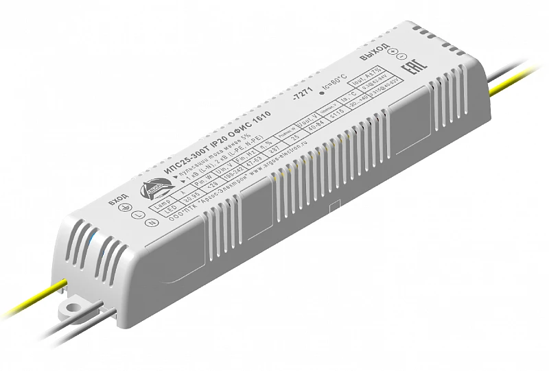 مصدر الطاقة LED أرغوس IPS25-300T IP20