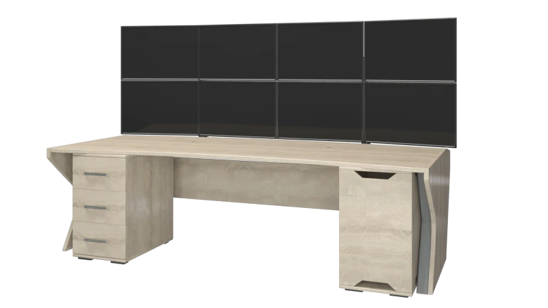 Administrative Section Table for Security Rooms and Dispatch Centers