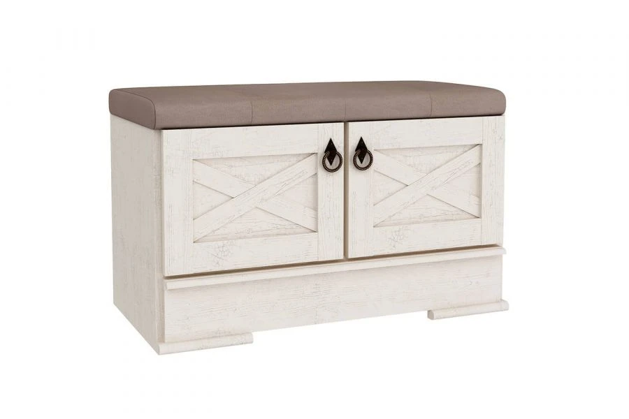Olivia LD.128020.000 Nightstand with Ottoman (Provence Oak M)