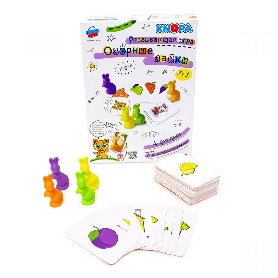 Cognitive Development Game "Cheeky Bunnies" KNOBA 1/9