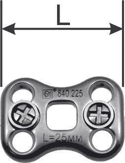 Cervical Plate for Spinal Stabilization, 30 mm, Art. 840.230