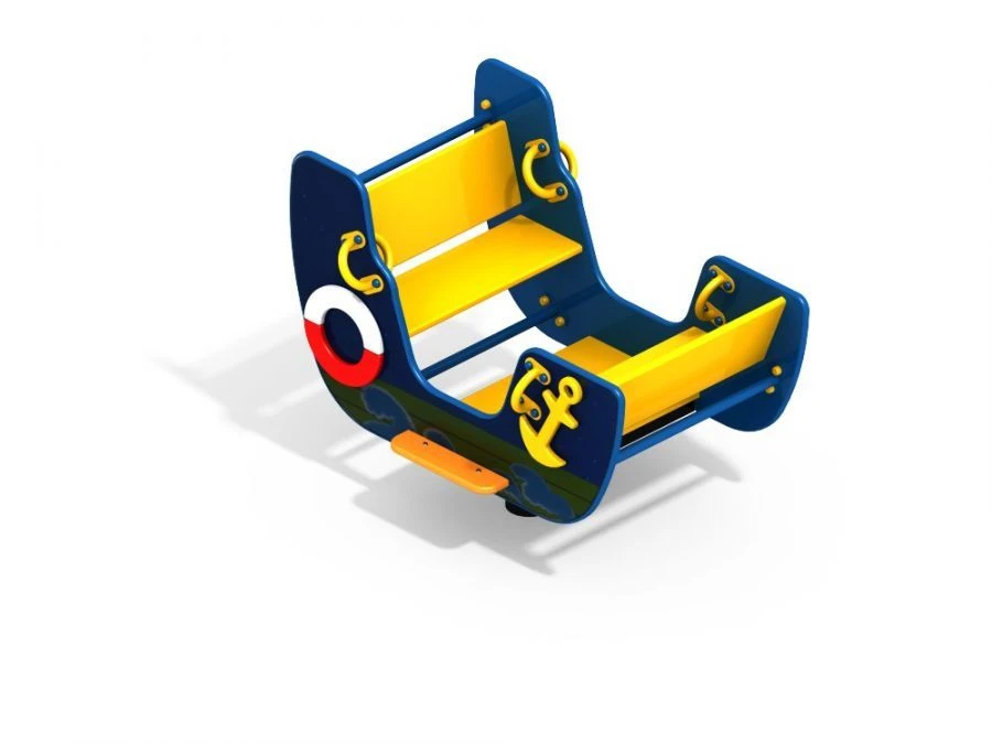 قارب متأرجح على الربيع للأطفال - ديو 4.01