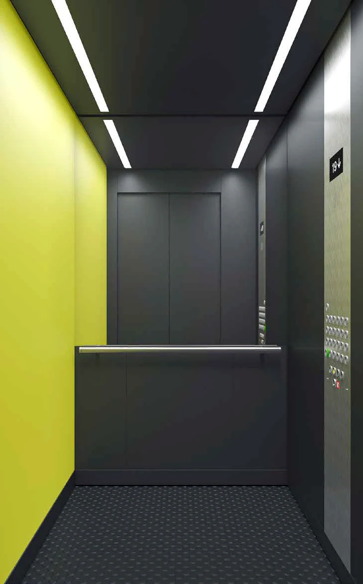 Electric Passenger Elevator 1000 kg, 1.75 m/s, EI60, Machine Room-less