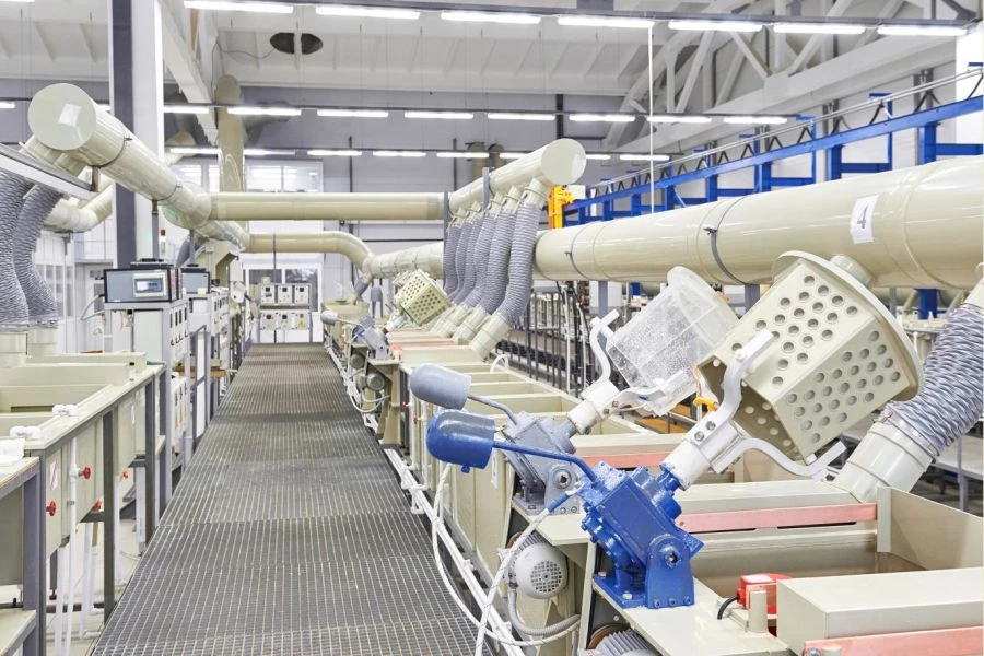 خط جلفاني كامل مع أحواض من نوع الجرس