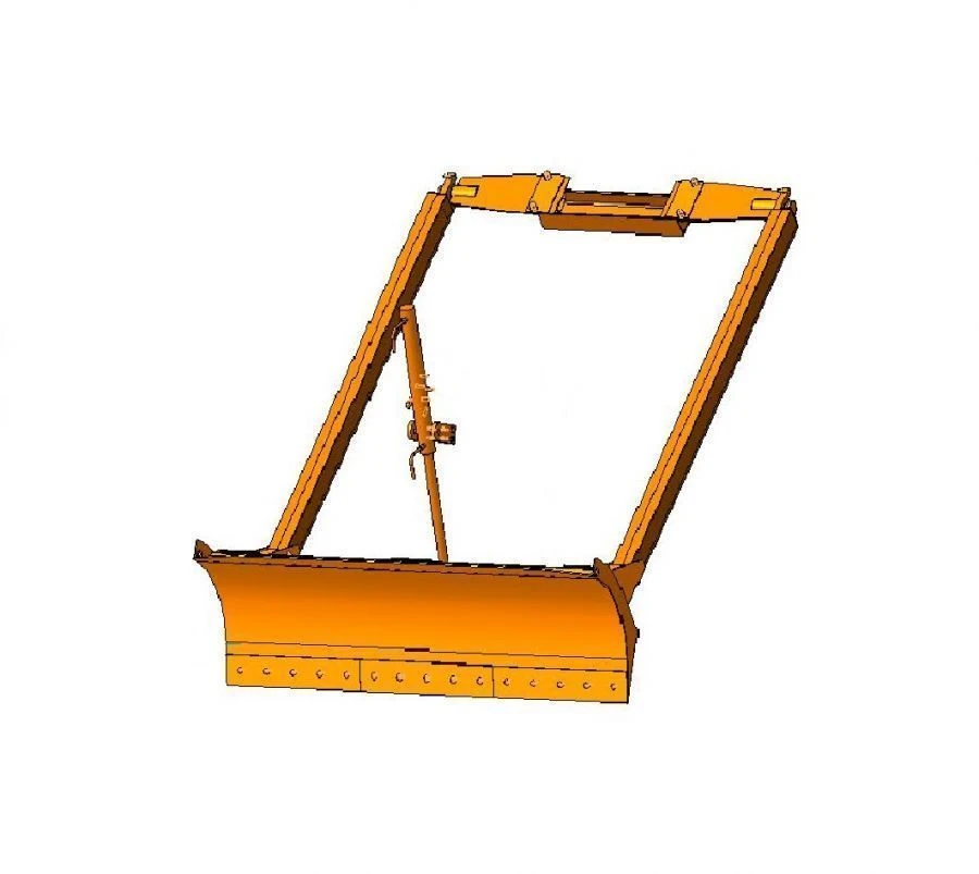 Bulldozer Attachment for Road Construction and Snow Removal