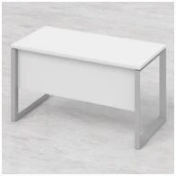 Smooth Surface Work Desk with Metal Frame