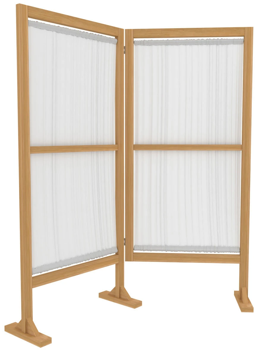 شاشة طبية ثنائية القسم SRD-2 لمجموعة أثاث المستشفيات "لابروميد-3