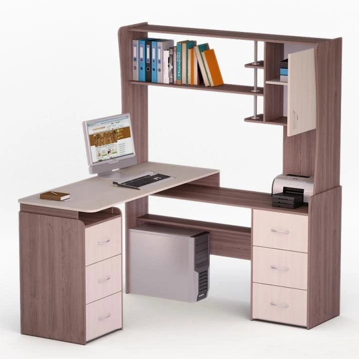 Computer Desks - Durable LDP Material for Home Use