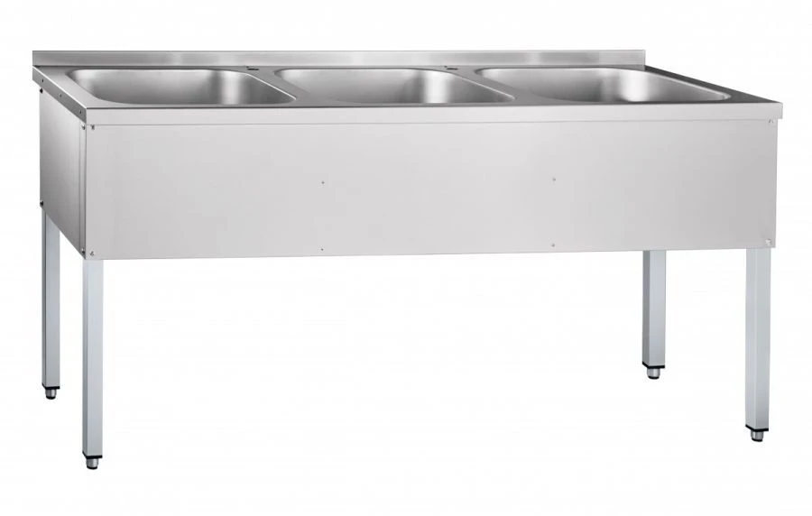 Three-Section Disassembled Washing Sink VMP-6-3-6 RCh