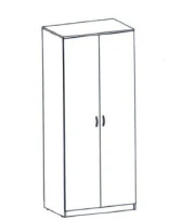 Clothing Storage Cabinet for Organized Garment Storage