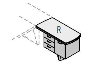 Office Wooden Extension Set "New.Tone