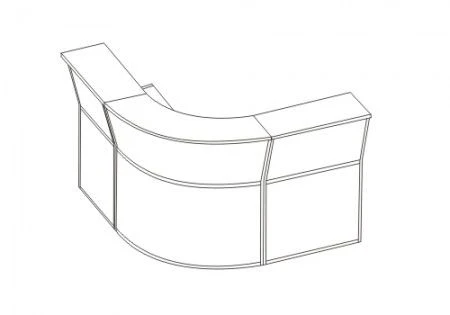 Reception Desk for Administrators - Modern Design