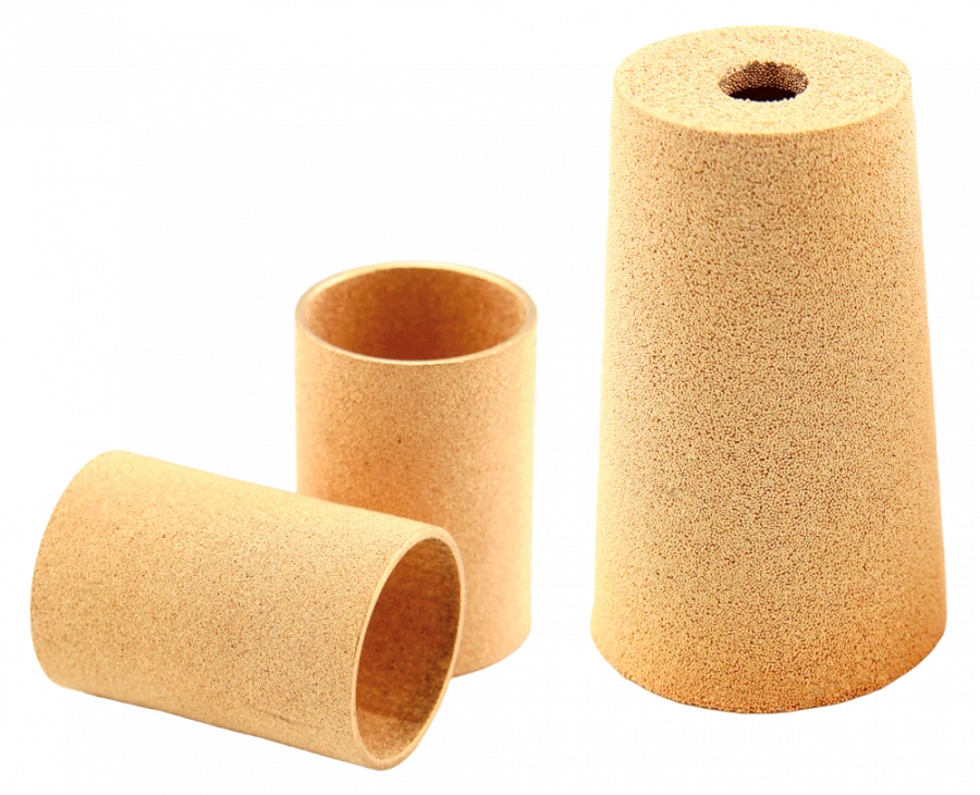 Bronze Powder Filter Elements for Gas and Liquid Filtration