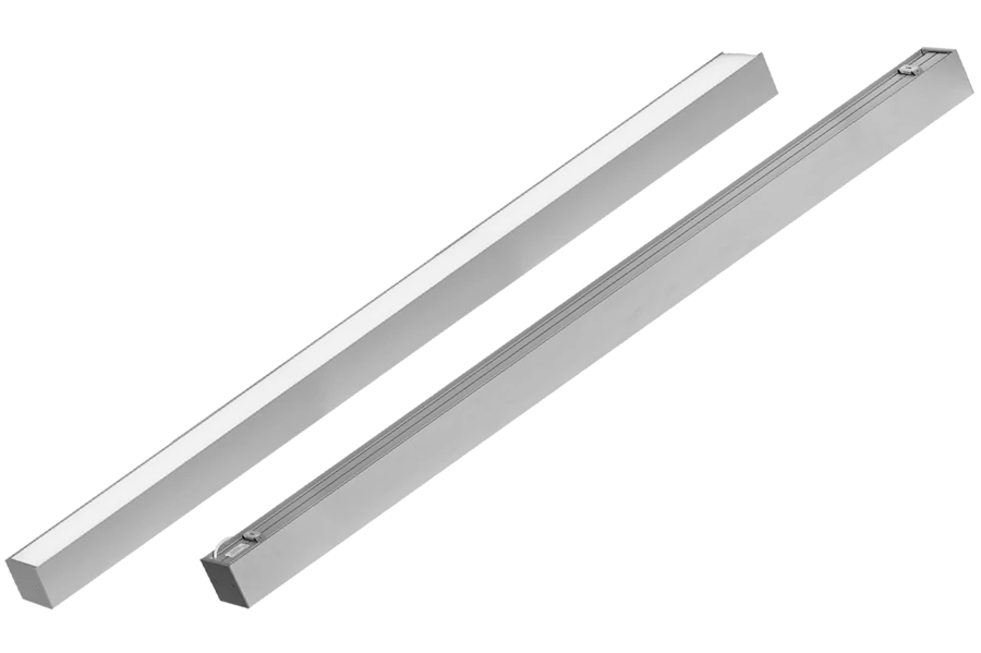 LED Linear Lighting Fixture FLORA-36/OPAL-1540/IP40 (5000K, Gray)