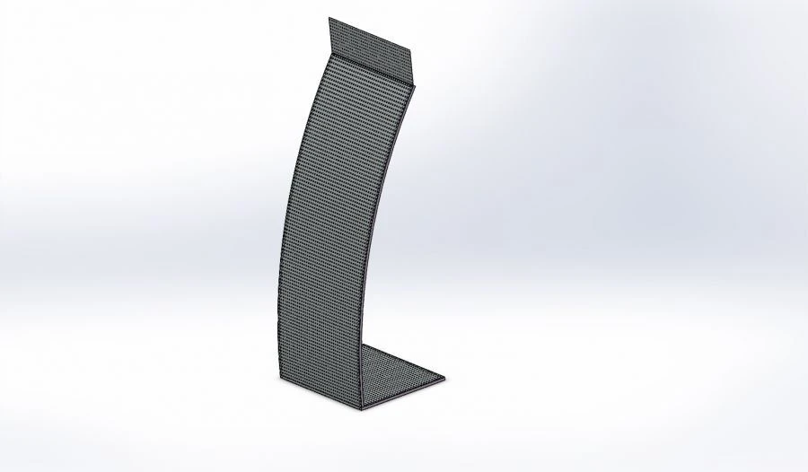 حامل معلومات معدني - تصميم محمول وقابل للتعديل