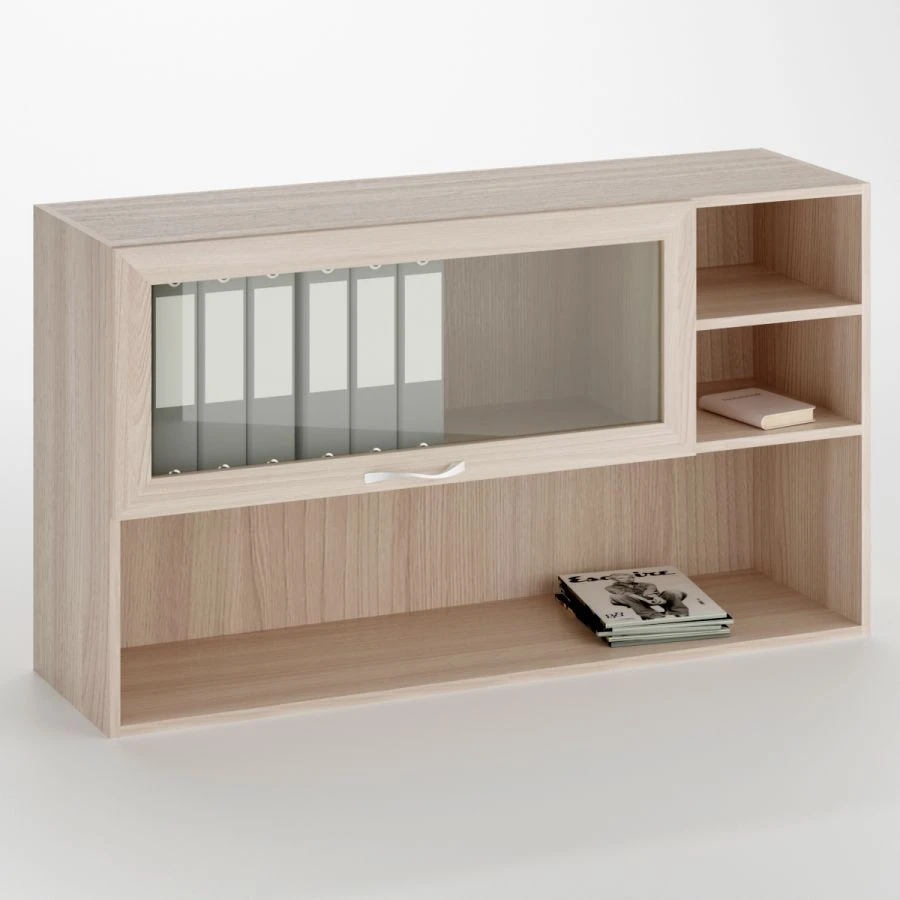 Wall-Mounted Shelf PN-10 with Glass Door
