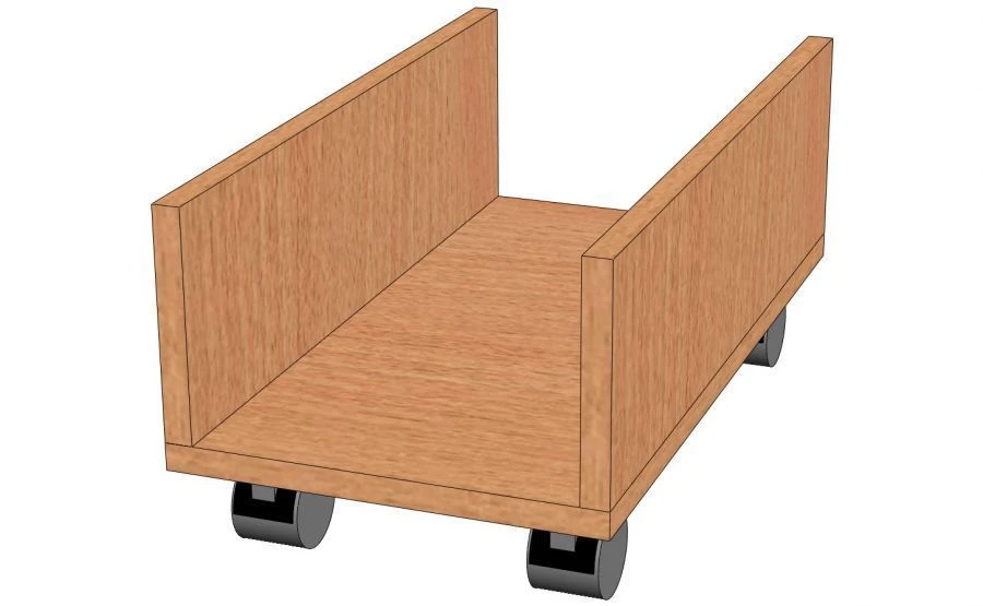 حامل صندوق الكمبيوتر على عجلات، PSB-01
