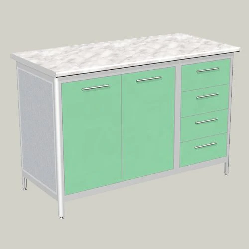 خزانة ذات بابين مع أربعة أدراج نموذج LTL-7