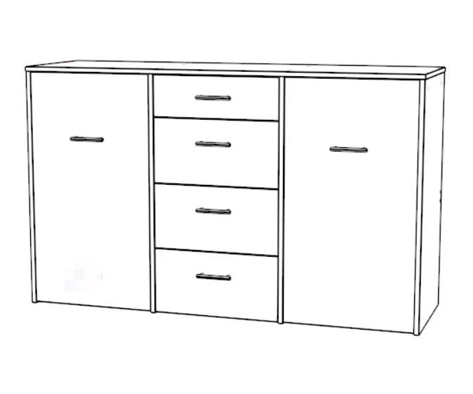 نظام تخزين الجداول والملصقات مع حواف PVC