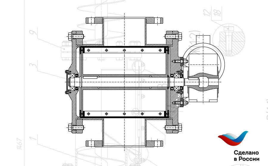 Gate Valve for Air Product Transfer - Model ШЗ