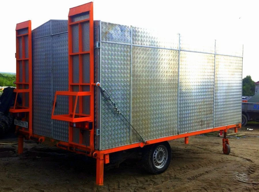 Automobile Trailer for Construction and Oversized Cargo 880704