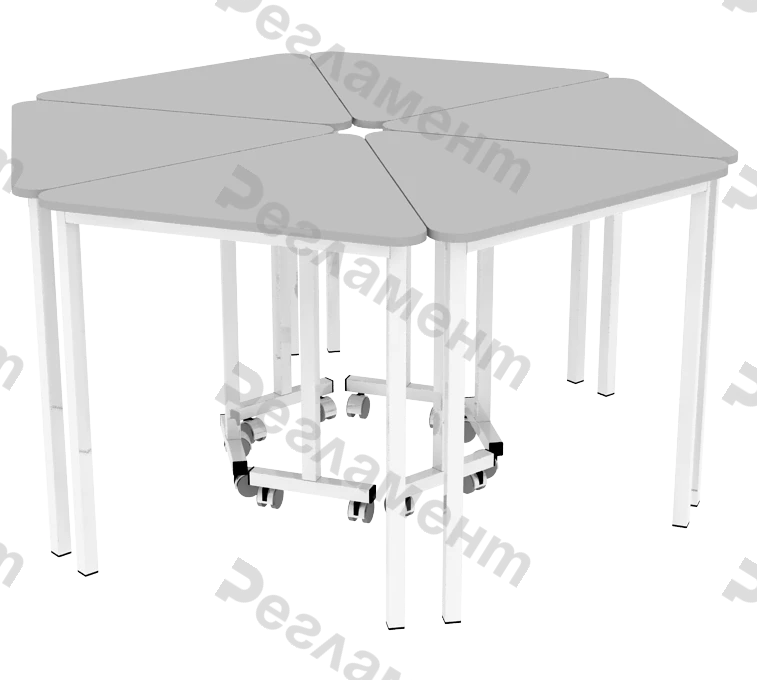 طاولة نموذجية V4 400-2700x400-1200x350-950مم