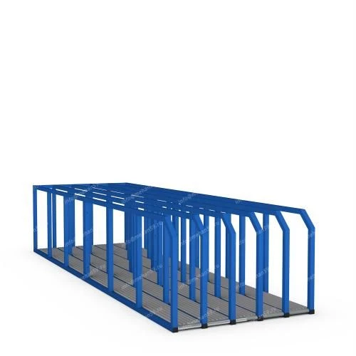 Vertical Storage Rack for Sheet Metal and Plywood - Model 1685