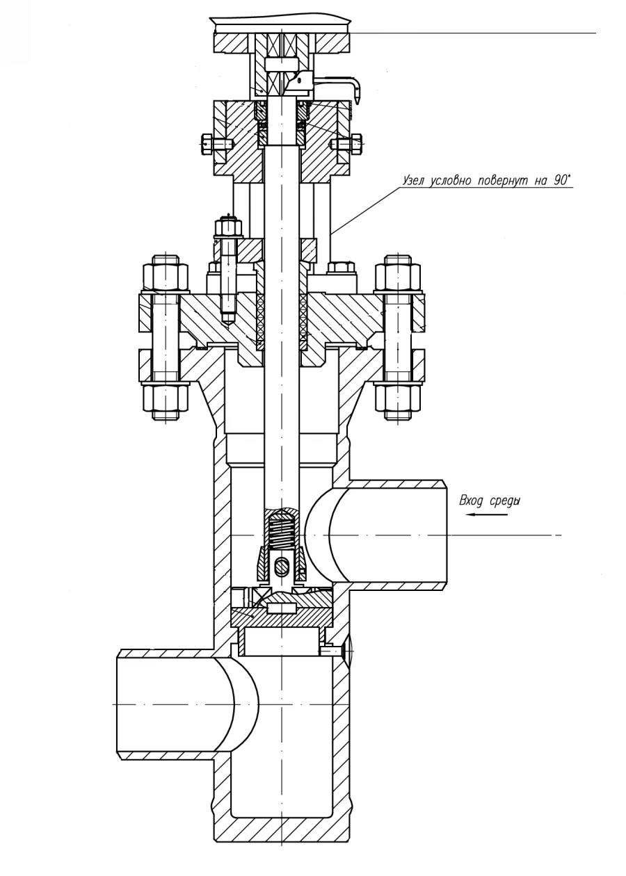 صمامات تنظيمية من النوع القرصي RK 103 DN 80-150 مم للتحكم الكهربائي